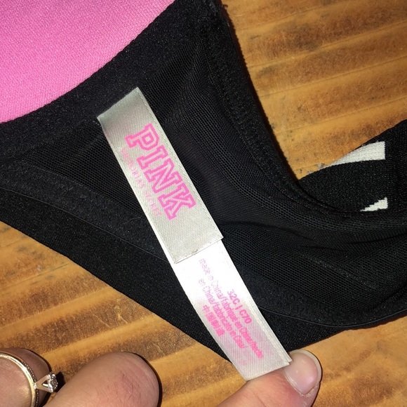 Victoria’s Secret pink bra front clip bra size 32C vented padded sports … - Picture 5 of 6
